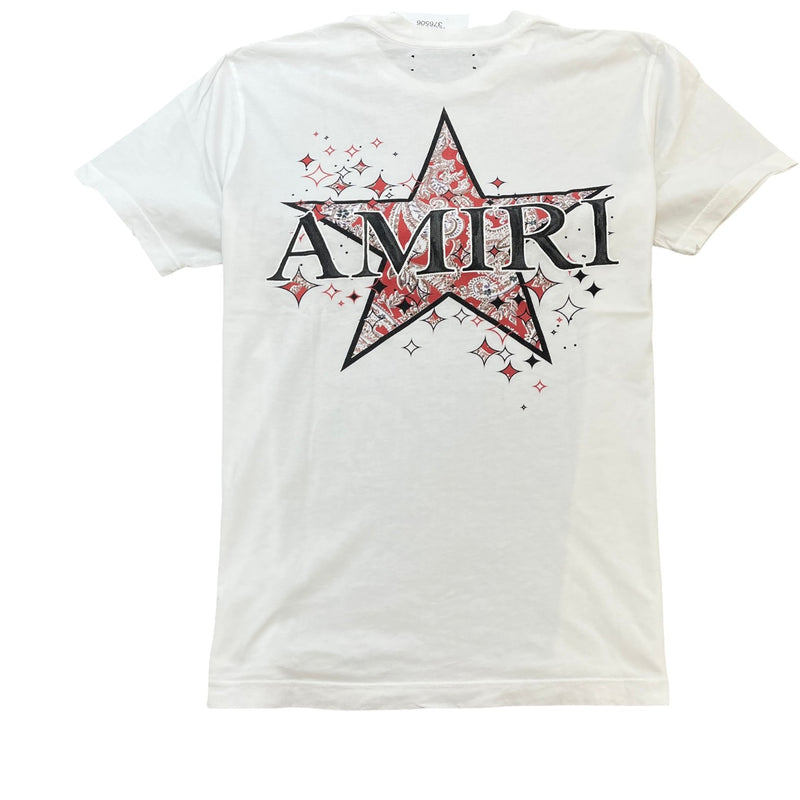Men's Logo Print T-Shirt White Size S