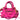 Women's Le City Nano Croc-Embossed Bag Pink