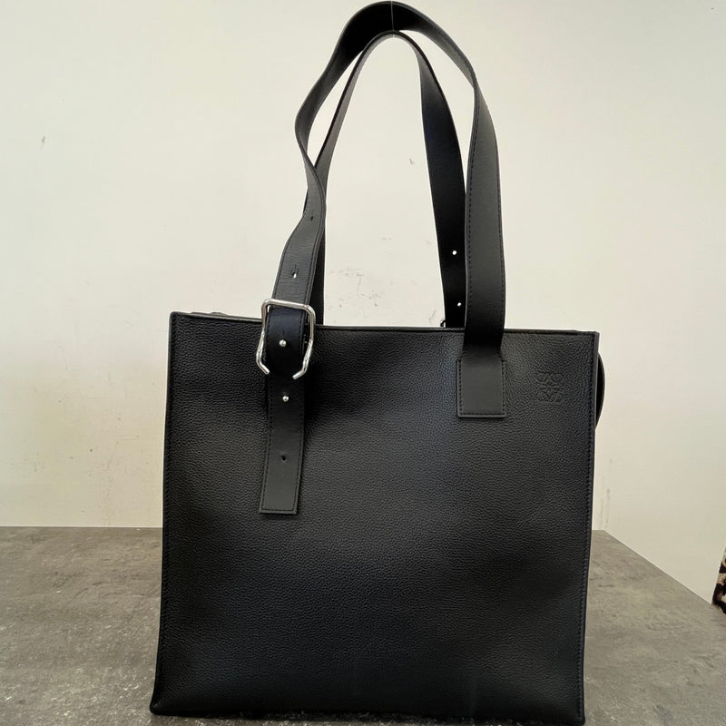 Men's 2019 Buckle Tote Bag Black