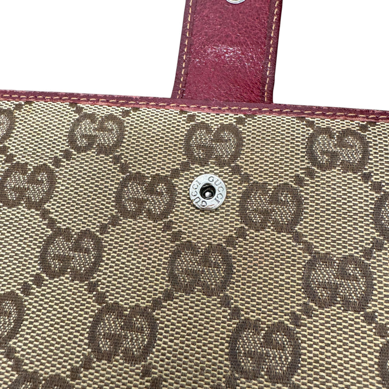 Women's GG Supreme Continental Purse Beige