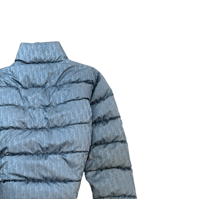 Men's Oblique Down Jacket Blue Size L