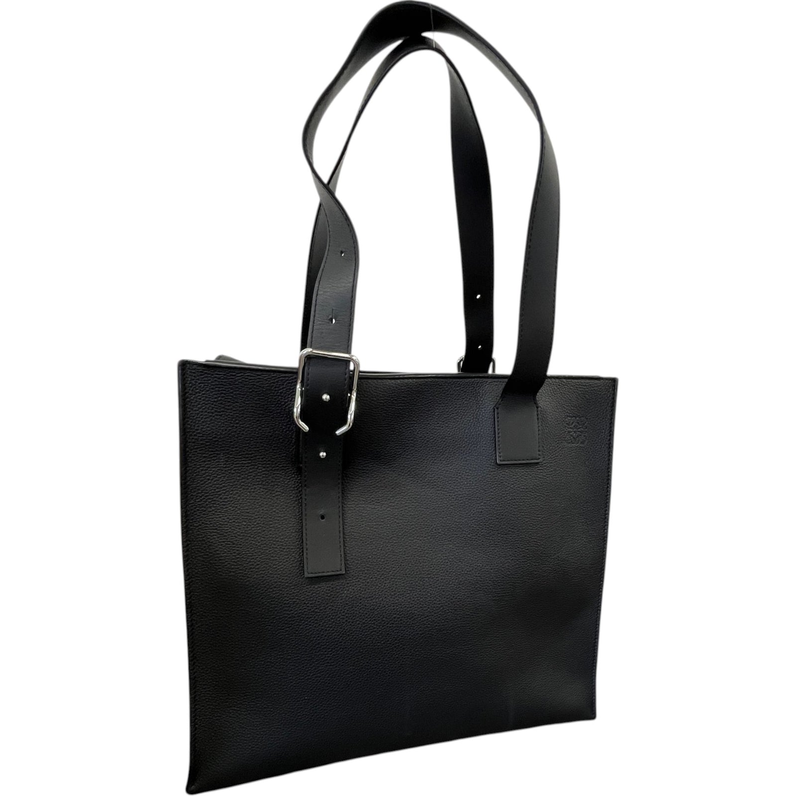 Men's 2019 Buckle Tote Bag Black - Photo 5