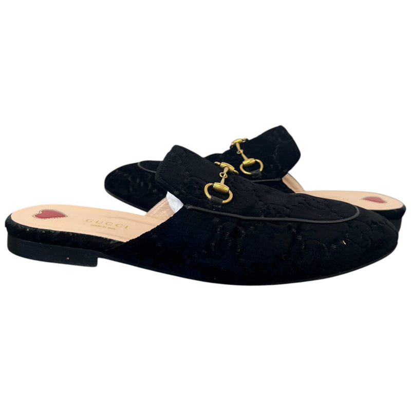 Women's GG Supreme Princetown Loafers Black Size UK 7.5 / EU 40.5