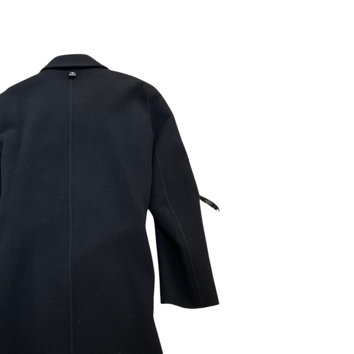 Women's Belted Trapeze Monogram Jacket Black Size S / UK 8 - Photo 4