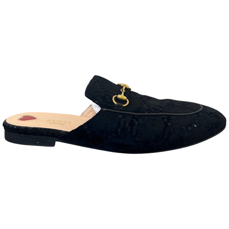 Women's GG Supreme Princetown Loafers Black Size UK 7.5 / EU 40.5
