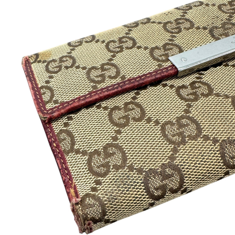 Women's GG Supreme Continental Purse Beige