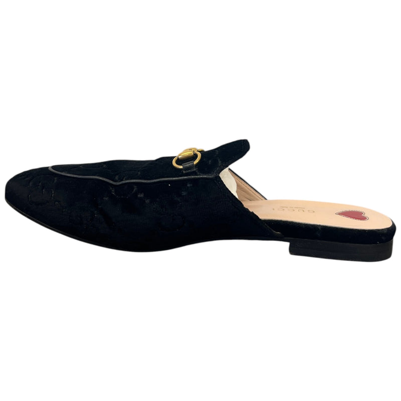 Women's GG Supreme Princetown Loafers Black Size UK 7.5 / EU 40.5