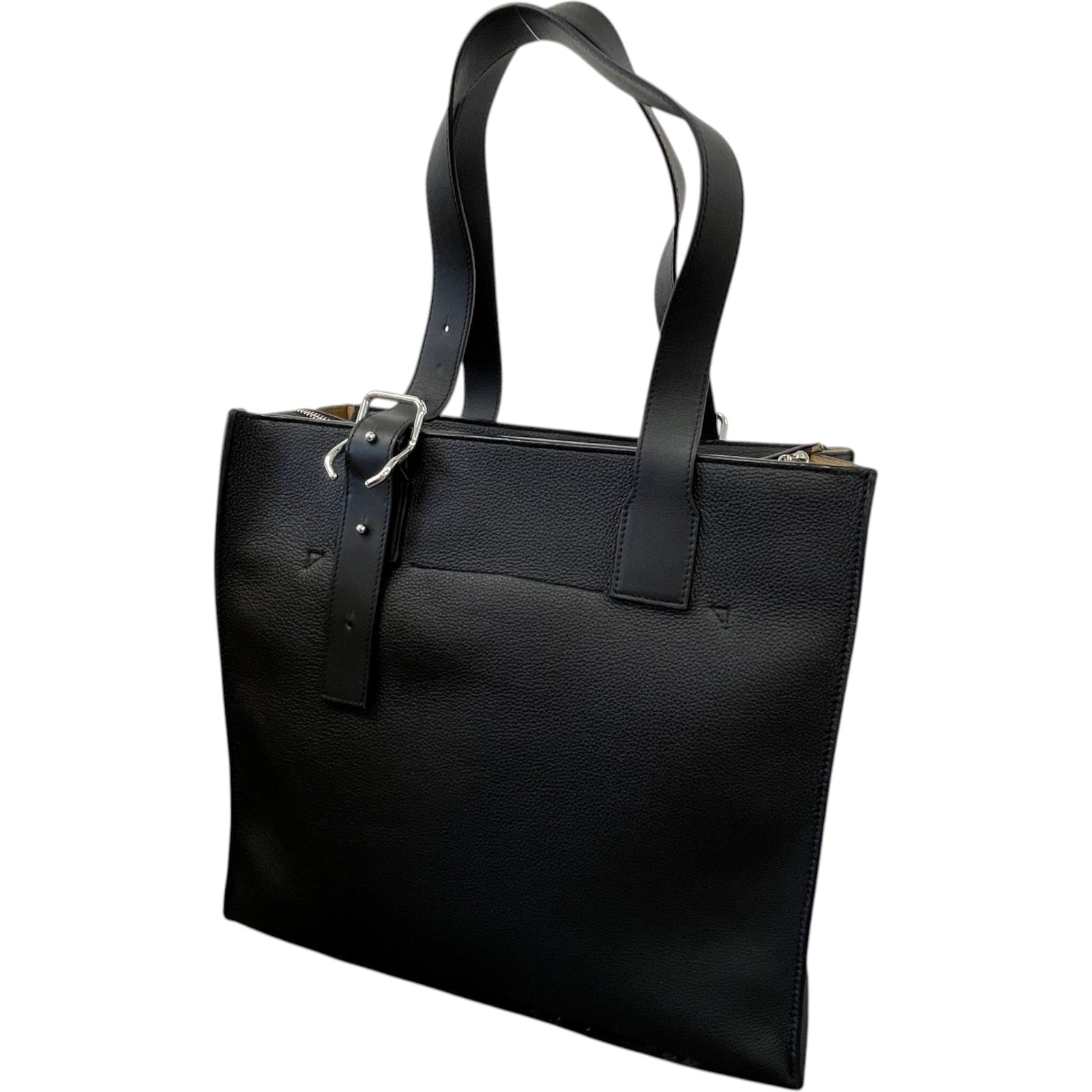 Men's 2019 Buckle Tote Bag Black - Photo 8