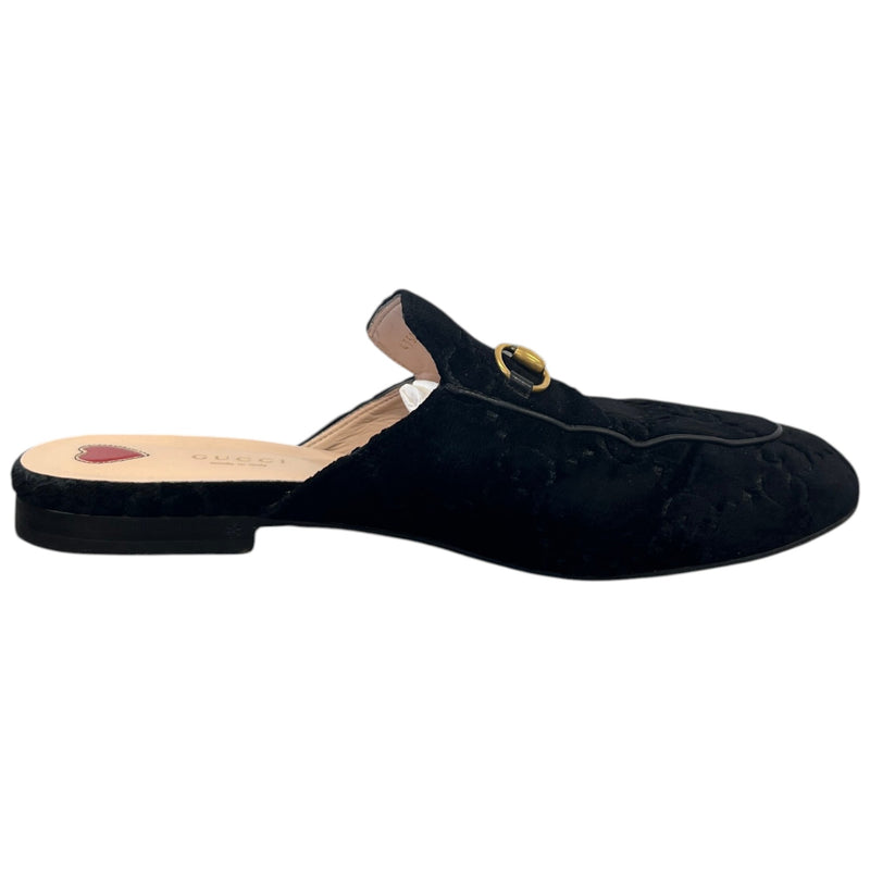 Women's GG Supreme Princetown Loafers Black Size UK 7.5 / EU 40.5