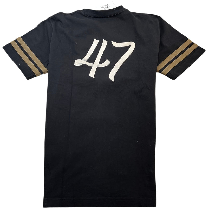 Men's Embroidered Logo T-Shirt Black Size M