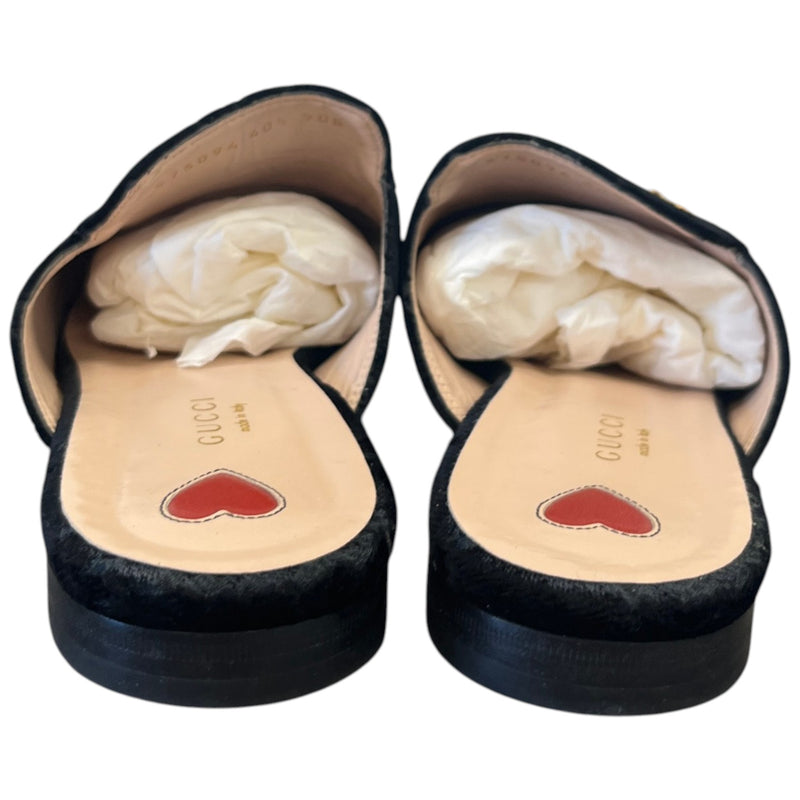 Women's GG Supreme Princetown Loafers Black Size UK 7.5 / EU 40.5