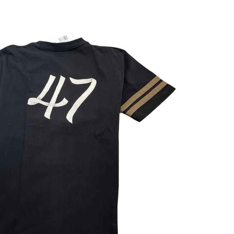 Men's Embroidered Logo T-Shirt Black Size M