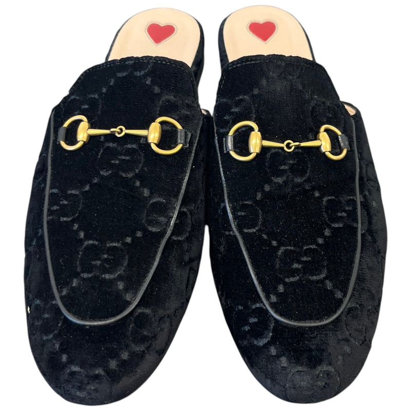 Women's GG Supreme Princetown Loafers Black Size UK 7.5 / EU 40.5