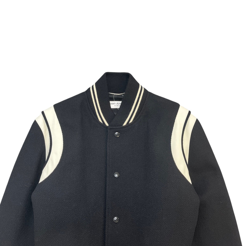 Men's Teddy Varsity Jacket Black Size M