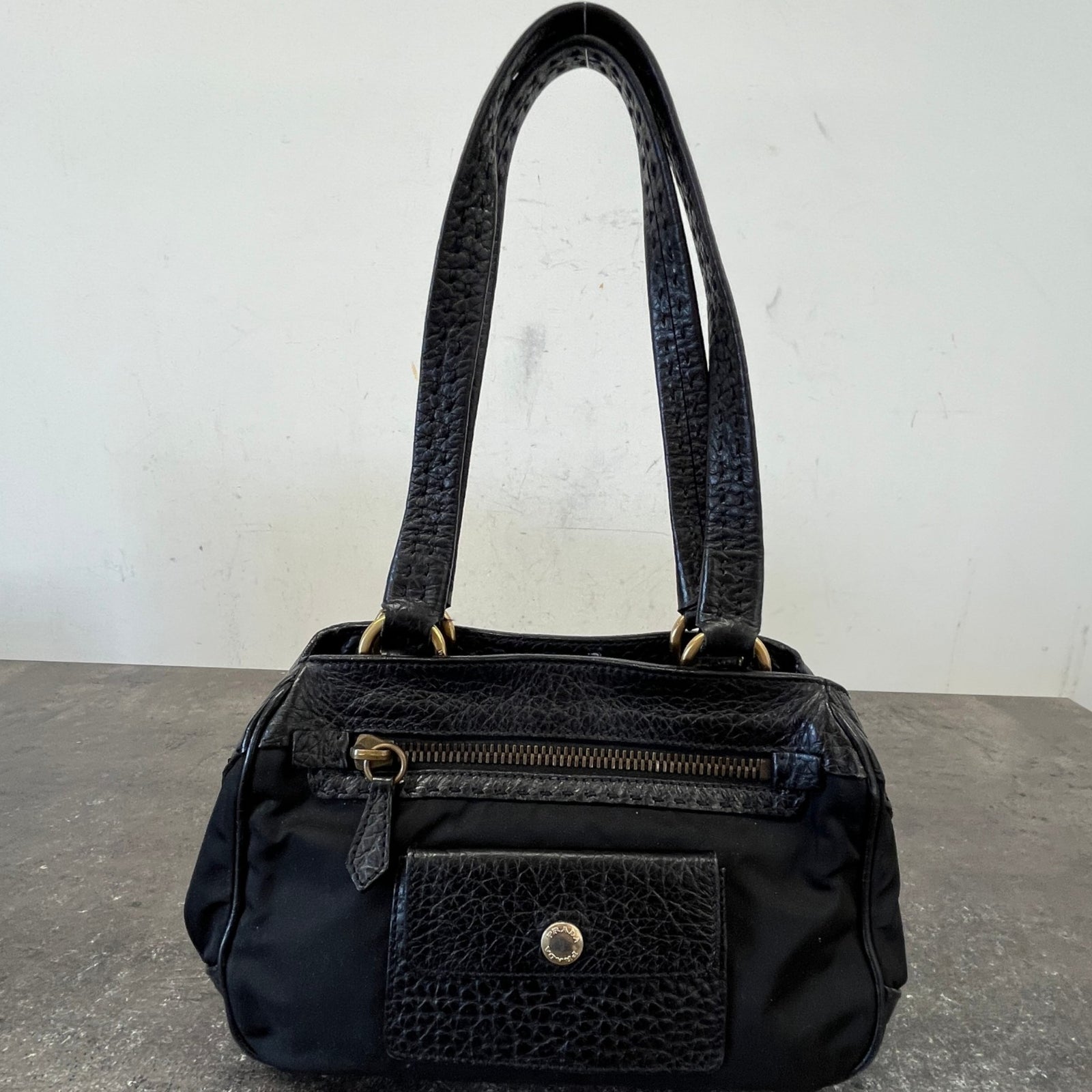 Women's Tessuto Nylon Bag Black - Photo 13