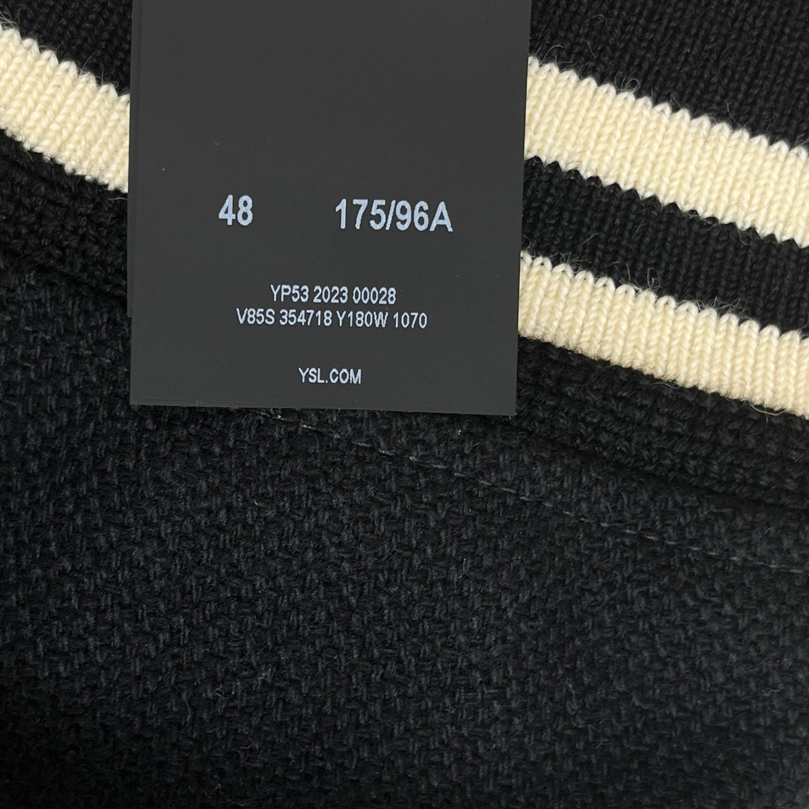 Men's Teddy Varsity Jacket Black Size M - Photo 7