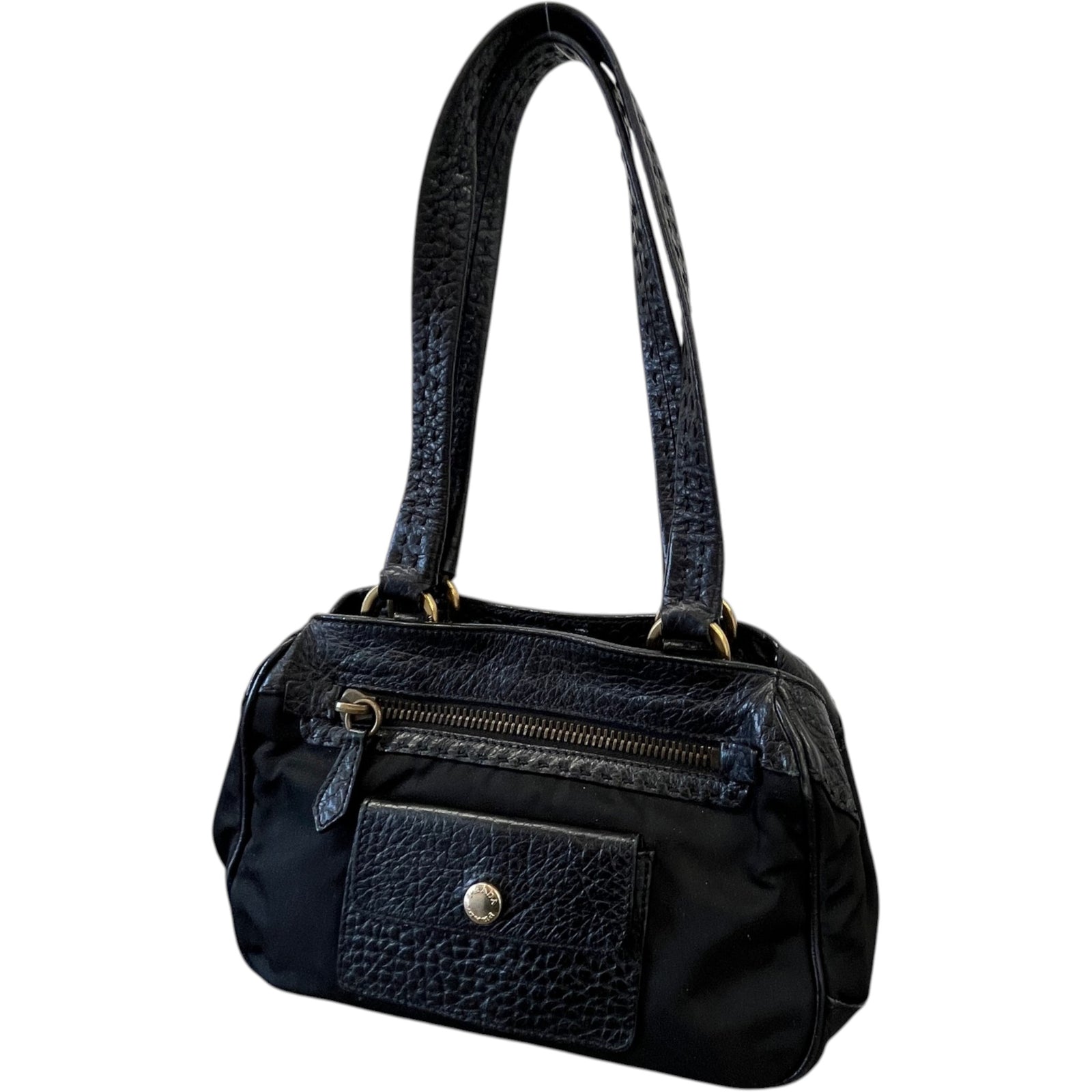Women's Tessuto Nylon Bag Black - Photo 4
