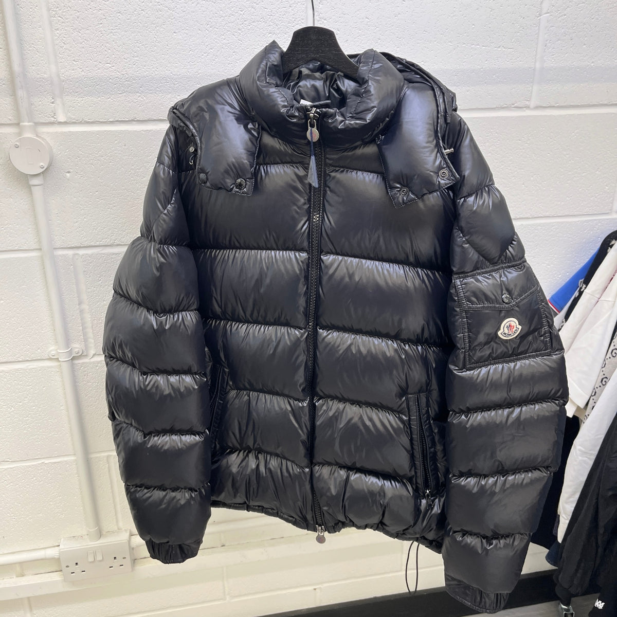 Men's Maya Down Jacket Black Size 7 / 4XL - Photo 8