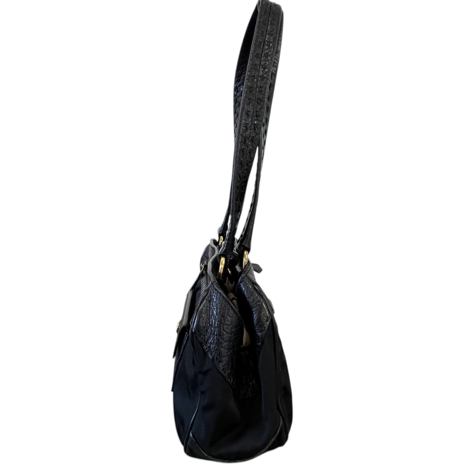 Women's Tessuto Nylon Bag Black - Photo 7