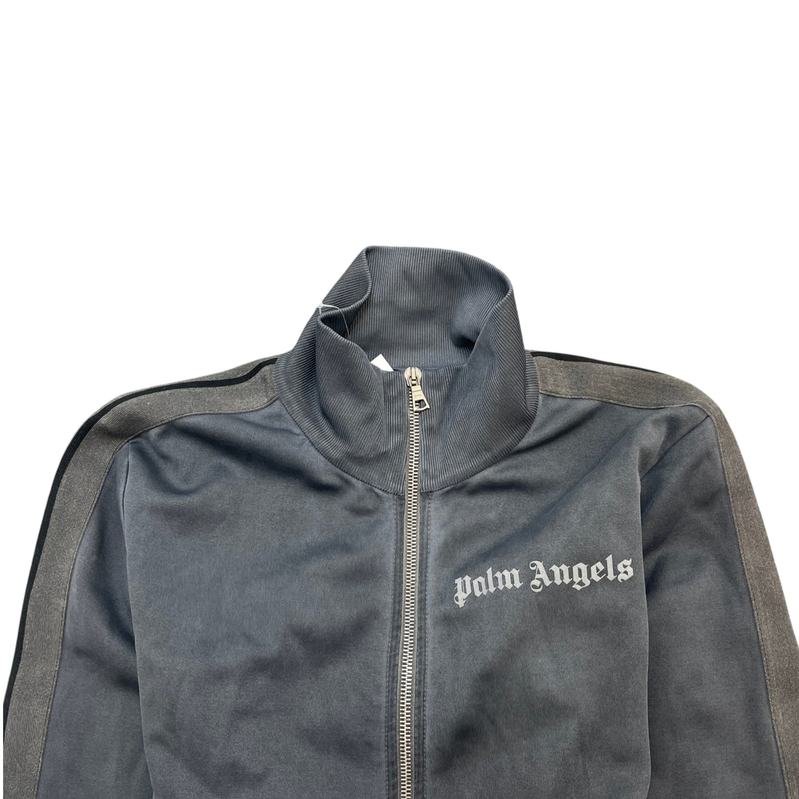 Men's Logo Print Track Jacket Grey Size XS - Photo 5
