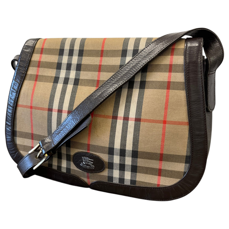Women's Nova Check Crossbody Bag Beige