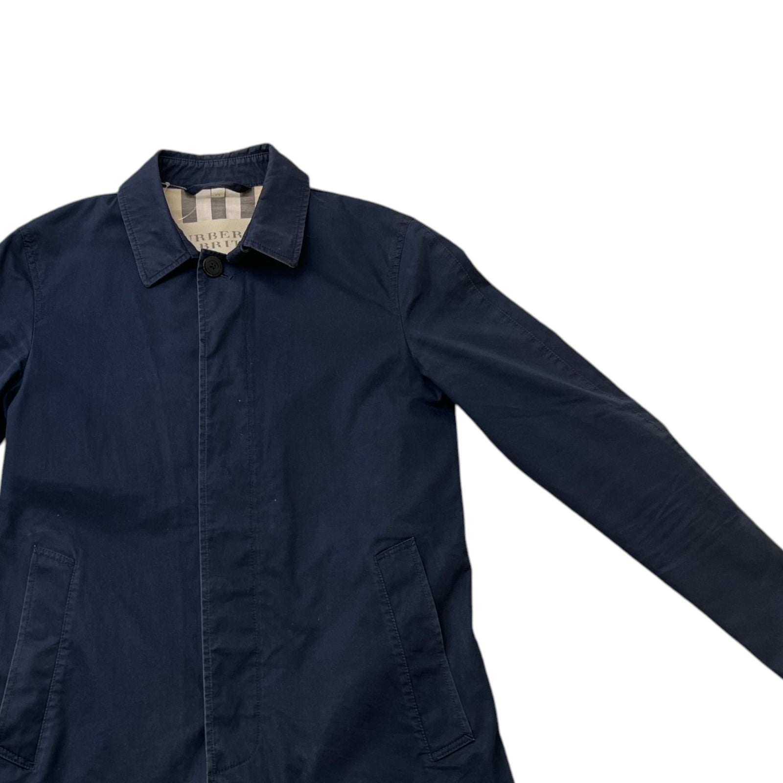 Men's Camden Heritage Trench Jacket Navy Size XS - Photo 3
