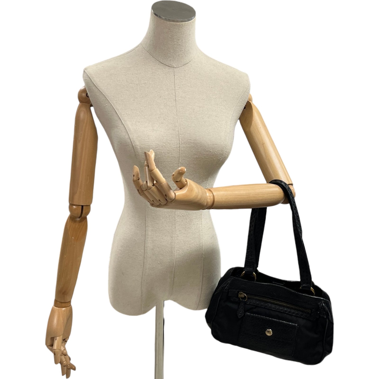 Women's Tessuto Nylon Bag Black - Photo 2
