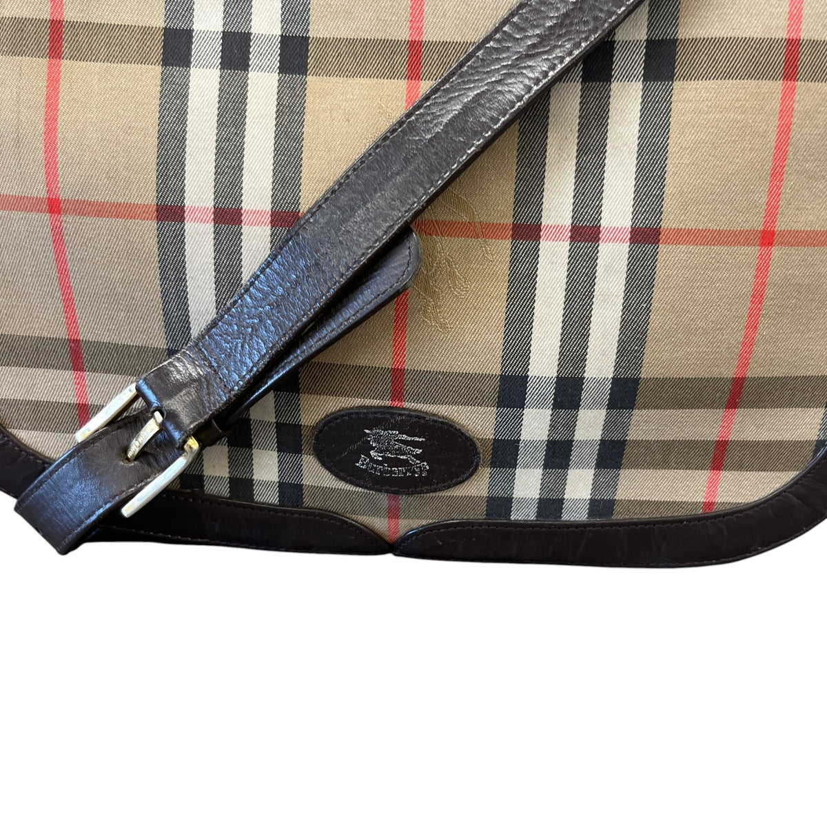Women's Nova Check Crossbody Bag Beige - Photo 10