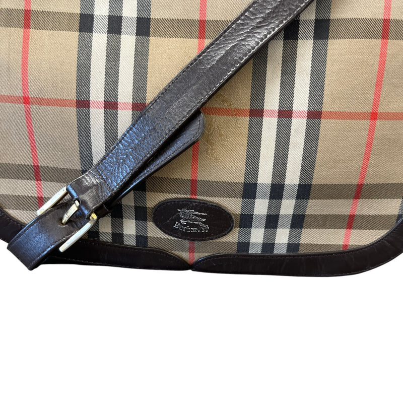 Women's Nova Check Crossbody Bag Beige