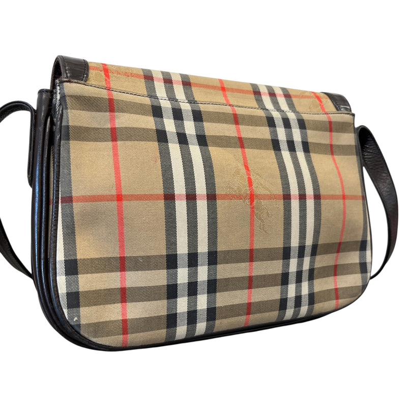 Women's Nova Check Crossbody Bag Beige