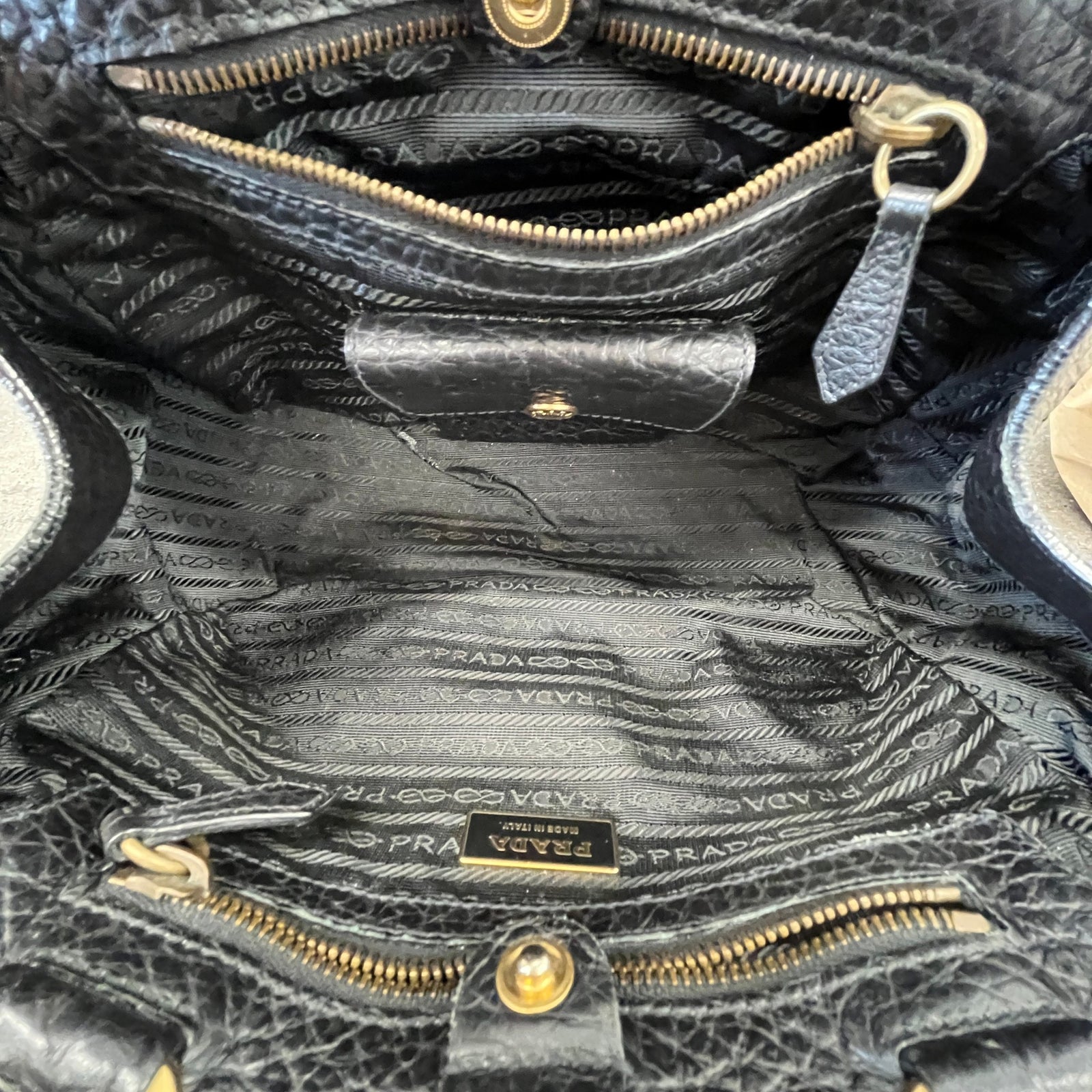 Women's Tessuto Nylon Bag Black - Photo 12