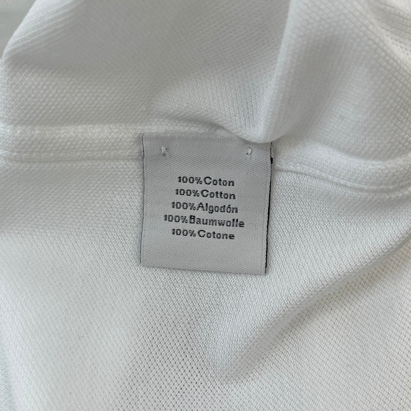 Men's Embroidered H Pocket T-Shirt White Size S