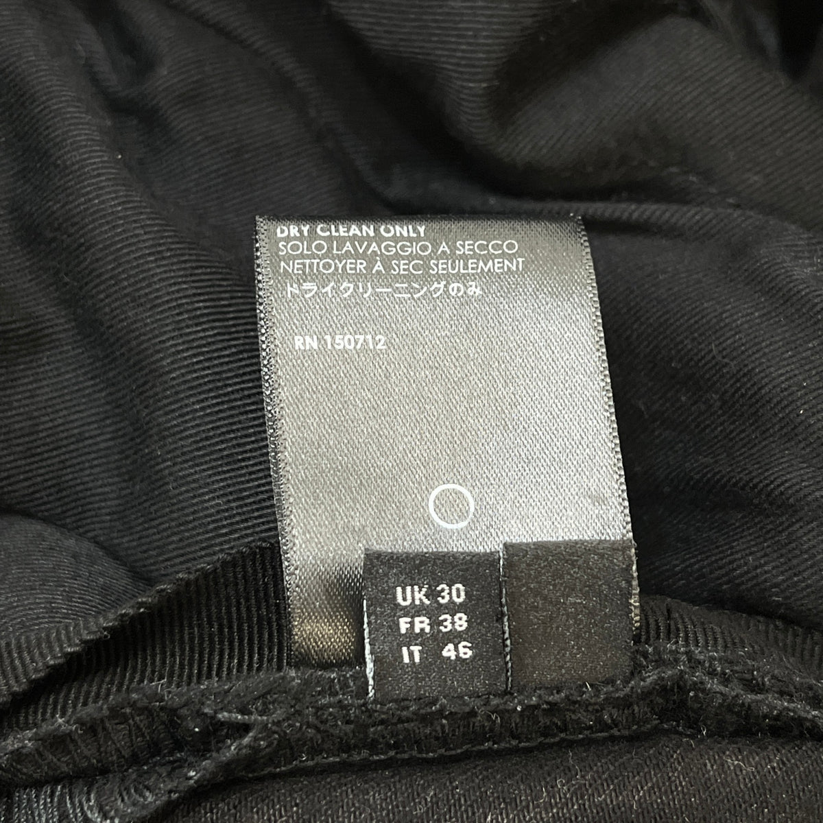 Men's Distressed Striped Jeans Black Size S / W30 - Photo 6