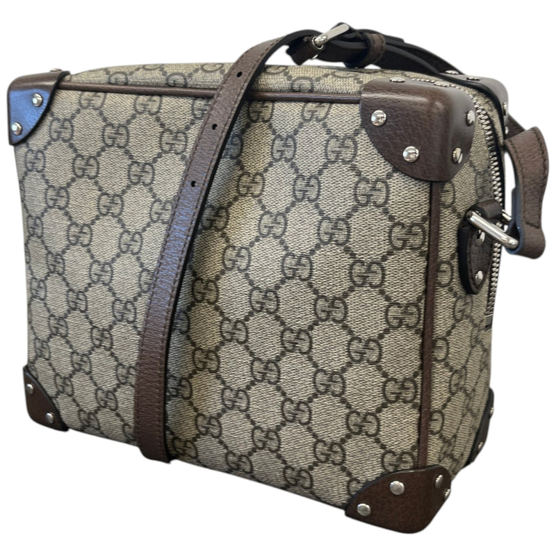 Women's GG Supreme Soft Trunk Crossbody Bag Beige