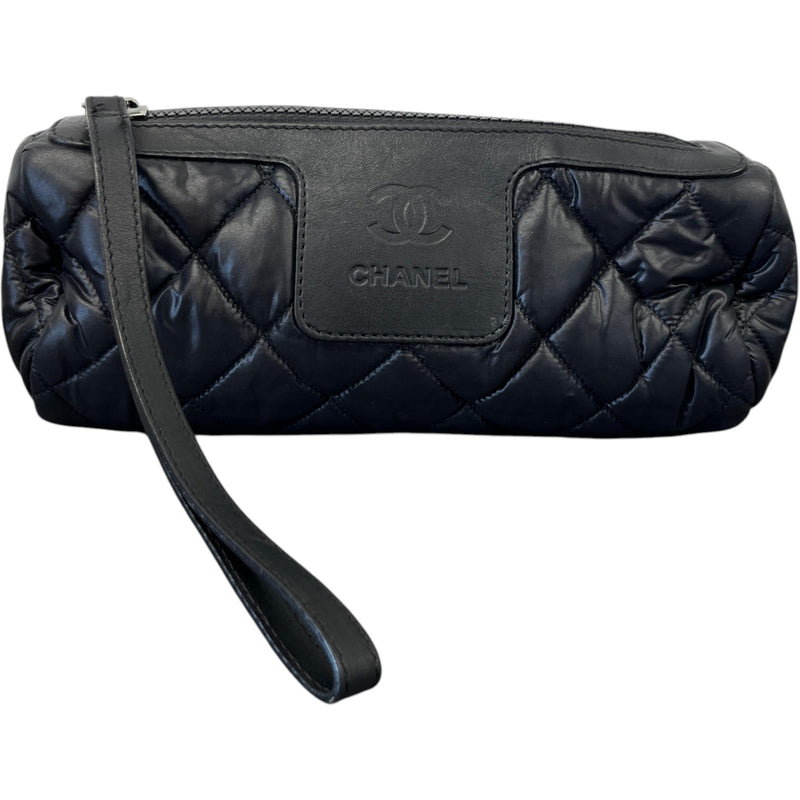 Women's Quilted Coco Cocoon Pouch Black