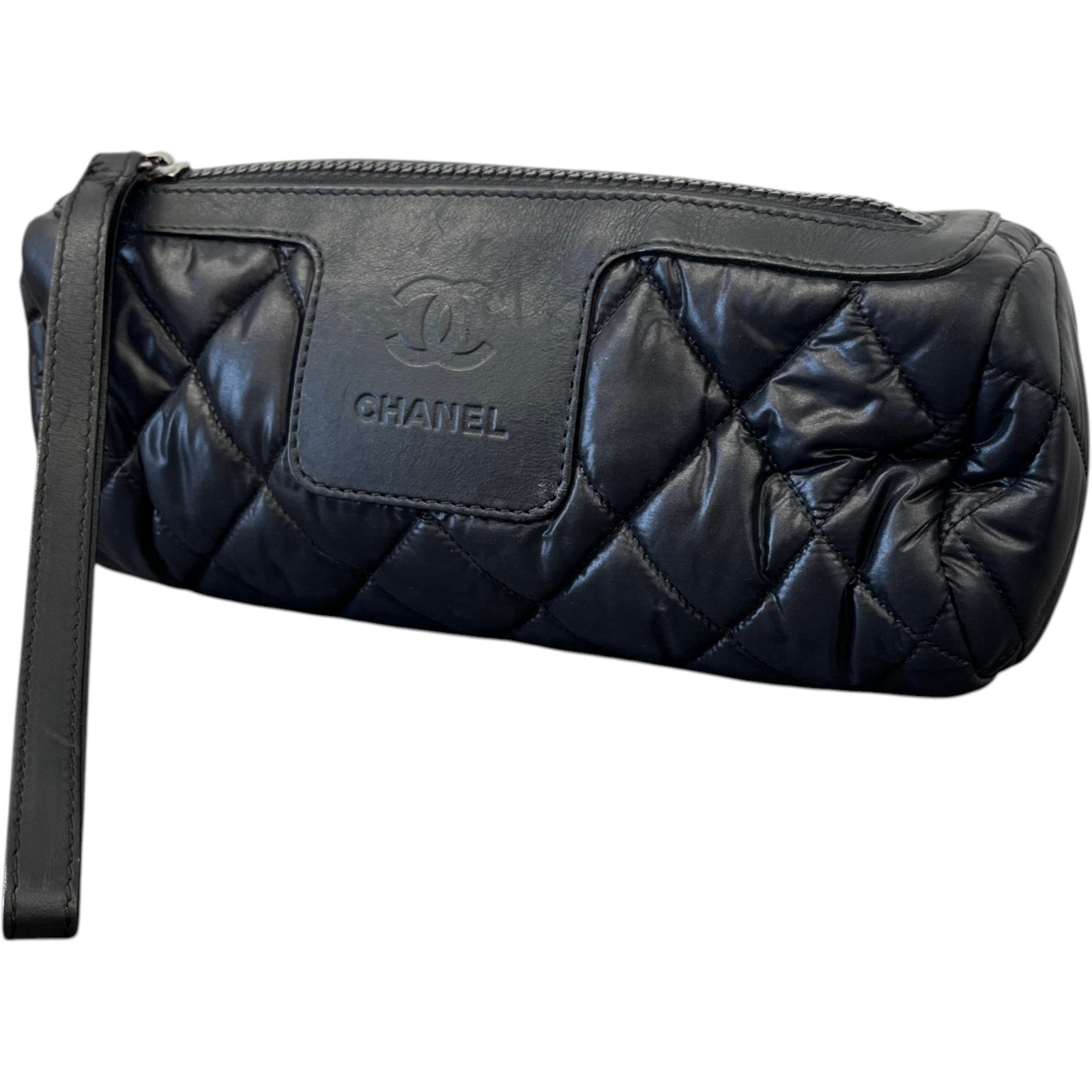 Women's Quilted Coco Cocoon Pouch Black - Photo 4