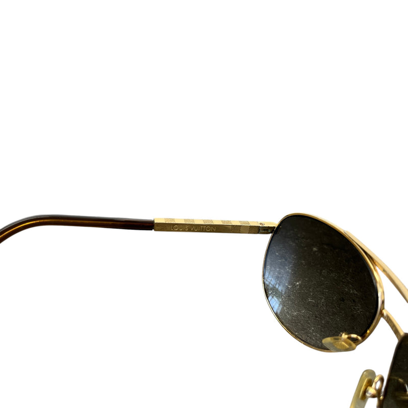 Men's Zo339U Attitude Pilote Sunglasses Gold