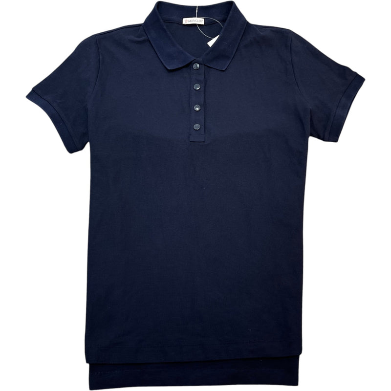 Women's Logo Tape Polo Shirt Navy Size L
