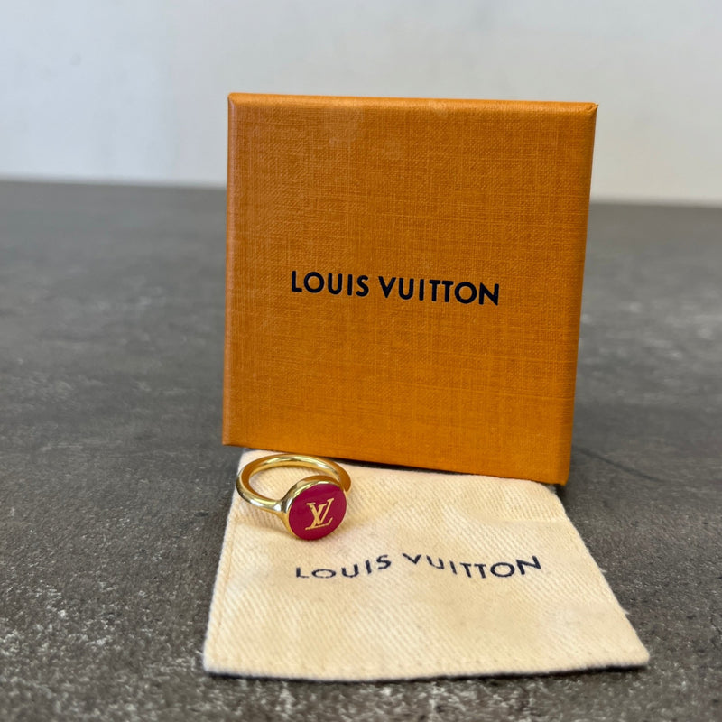 Women's LV Confetti Ring Gold Size S