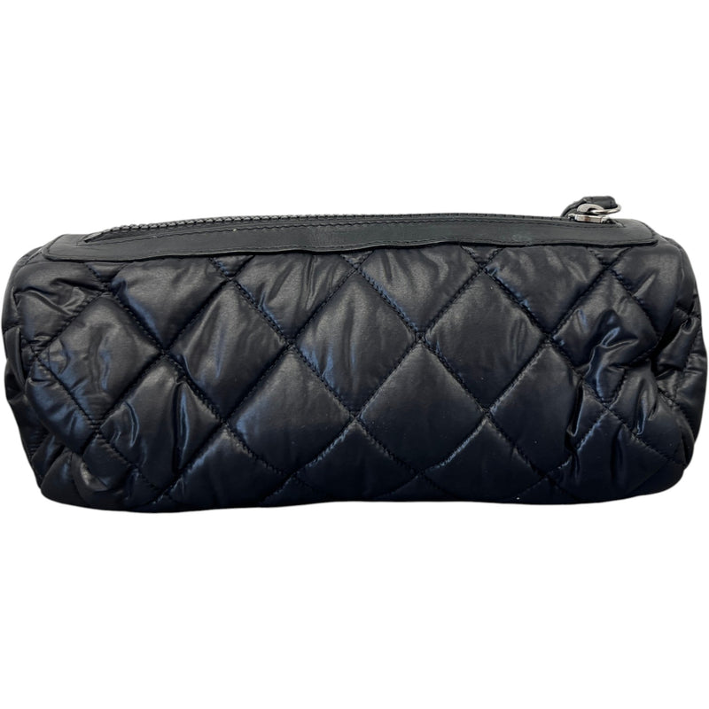 Women's Quilted Coco Cocoon Pouch Black