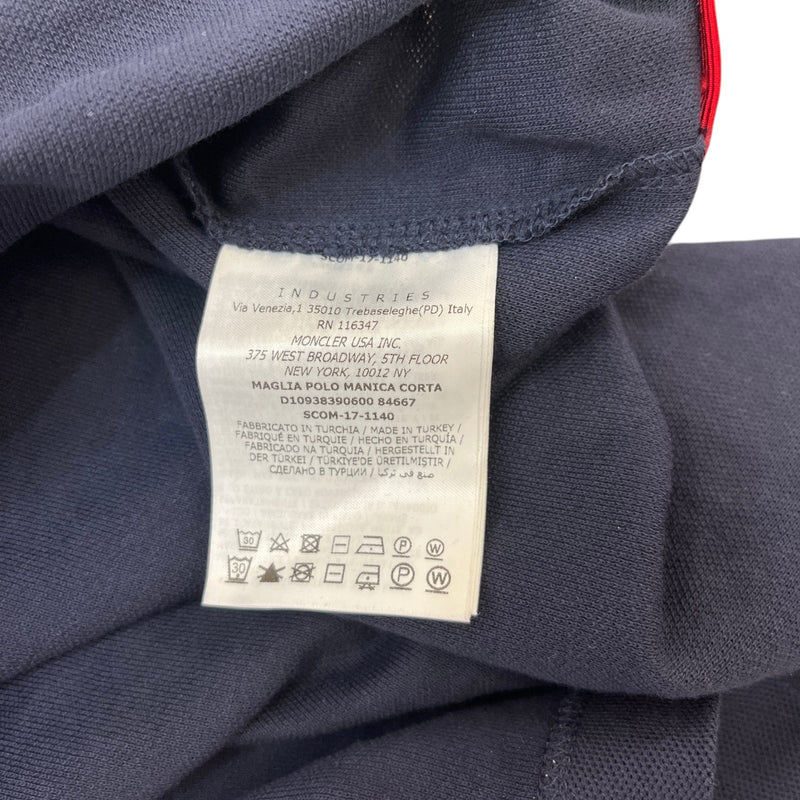 Women's Logo Tape Polo Shirt Navy Size L