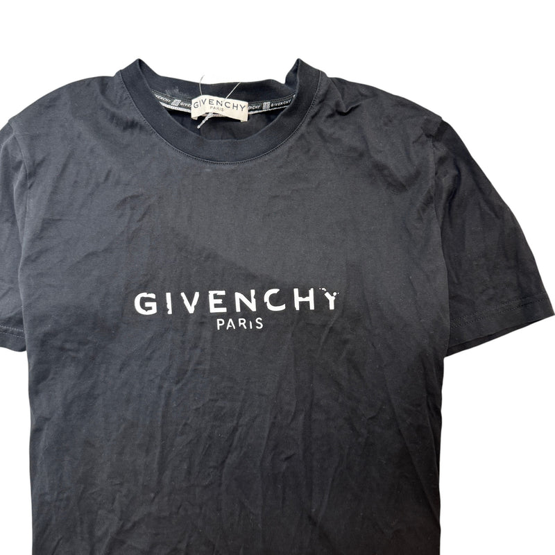 Men's Logo Print T-Shirt Black Size S