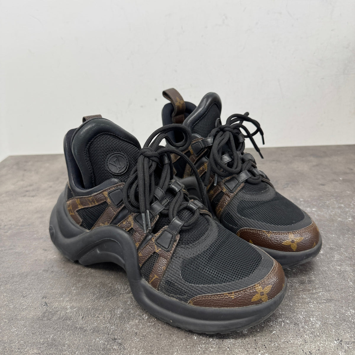 Women's Monogram Archlight Low Trainers Brown Size UK 5 / EU 38 - Photo 11