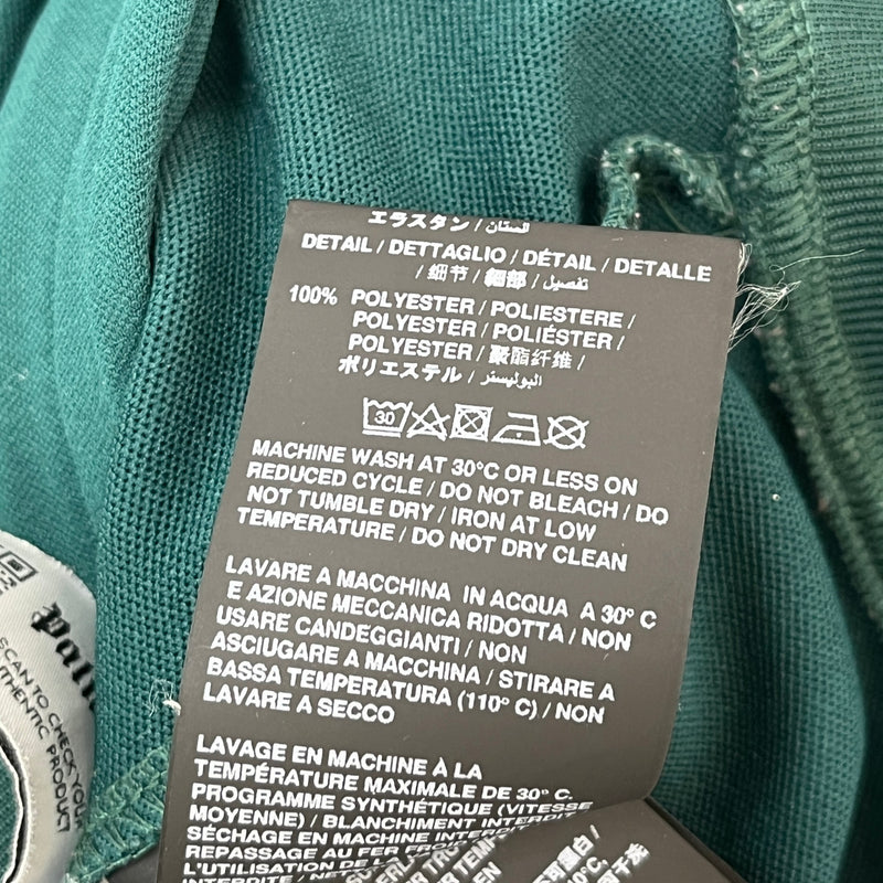 Men's Logo Print Track Jacket Green Size L