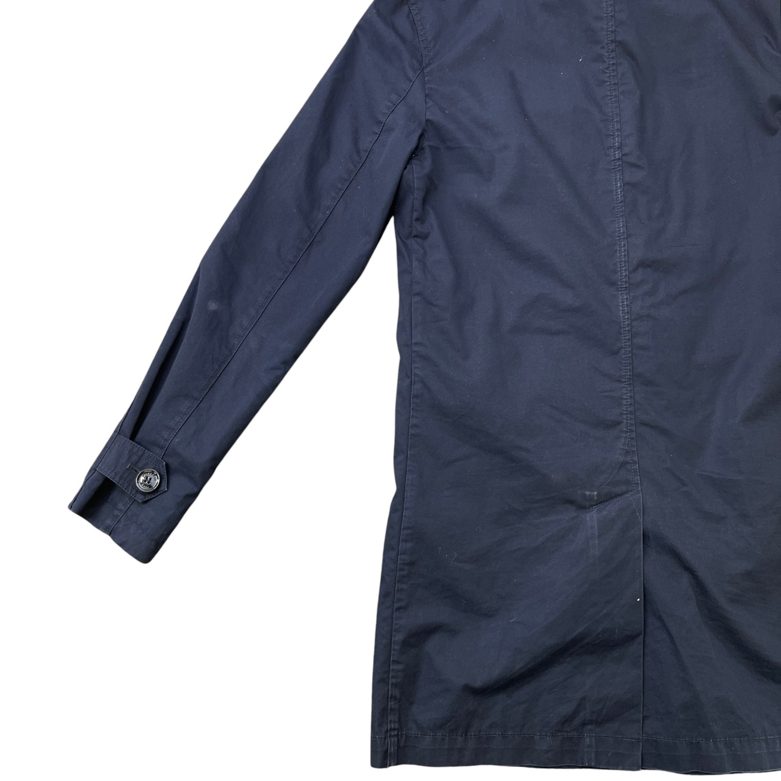 Men's Camden Heritage Trench Jacket Navy Size XS - Photo 14
