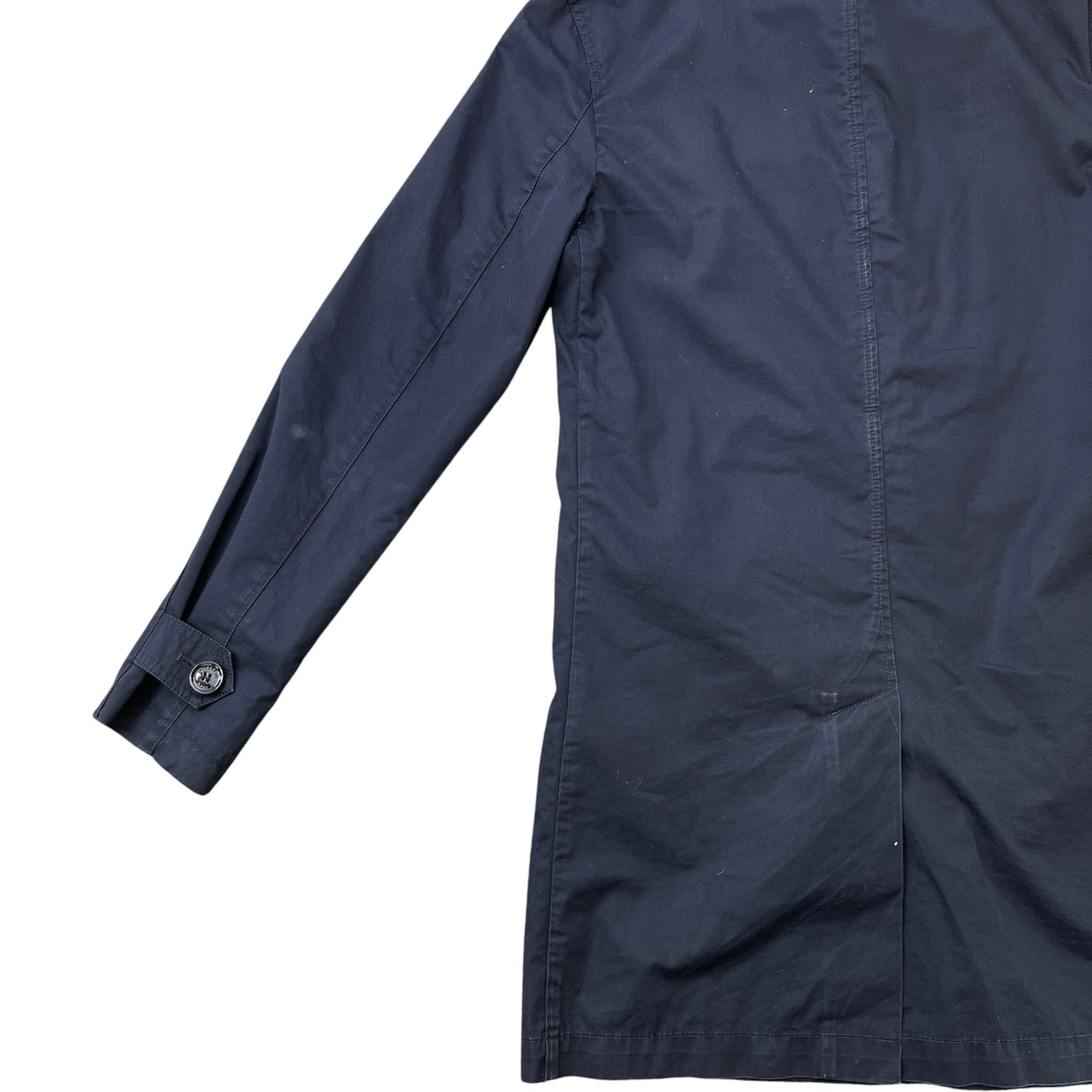 Men's Camden Heritage Trench Jacket Navy Size XS - Photo 15