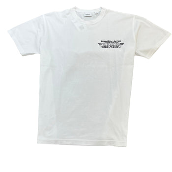 Men's Logo Print T-Shirt White Size M