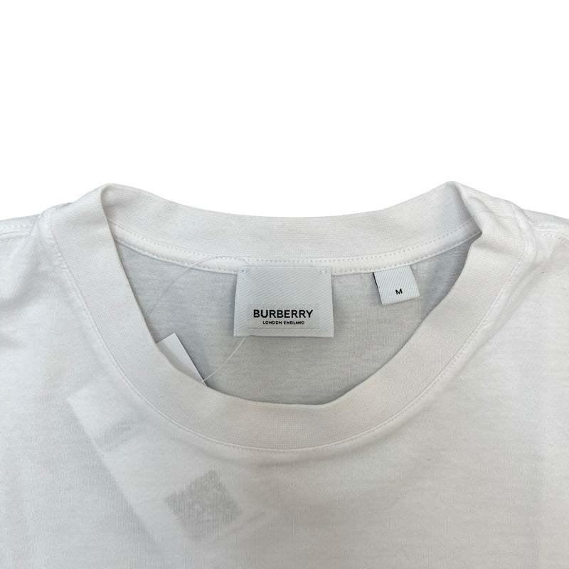 Men's Logo Print T-Shirt White Size M