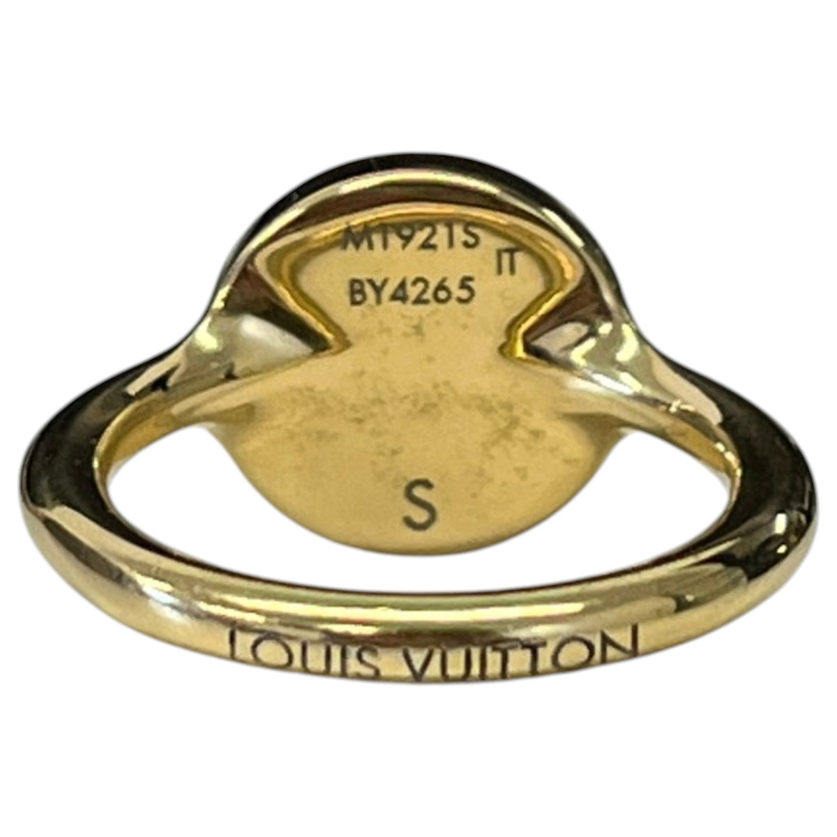 Women's LV Confetti Ring Gold Size S - Photo 5