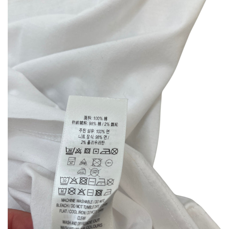 Men's Logo Print T-Shirt White Size M